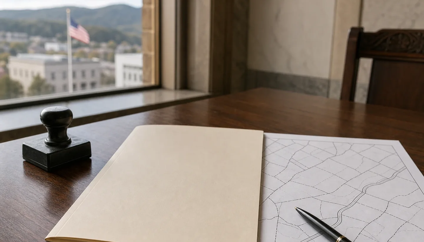 Deed and legal paperwork for a Florida land transaction